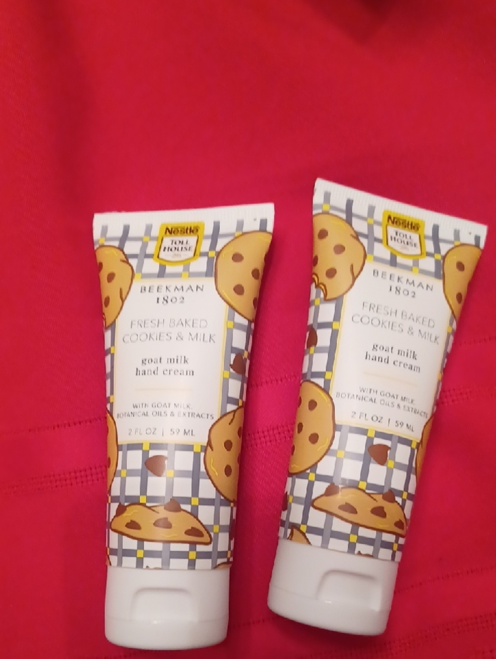 Beekman 1802 Fresh Baked Cookies & Milk Goat Milk Hand Cream - Nestle 2 Bottles